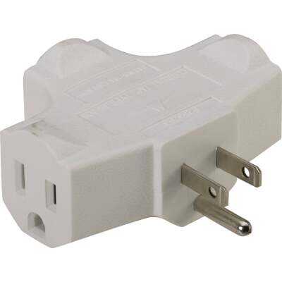 Do it White 15A 3-Outlet Tap